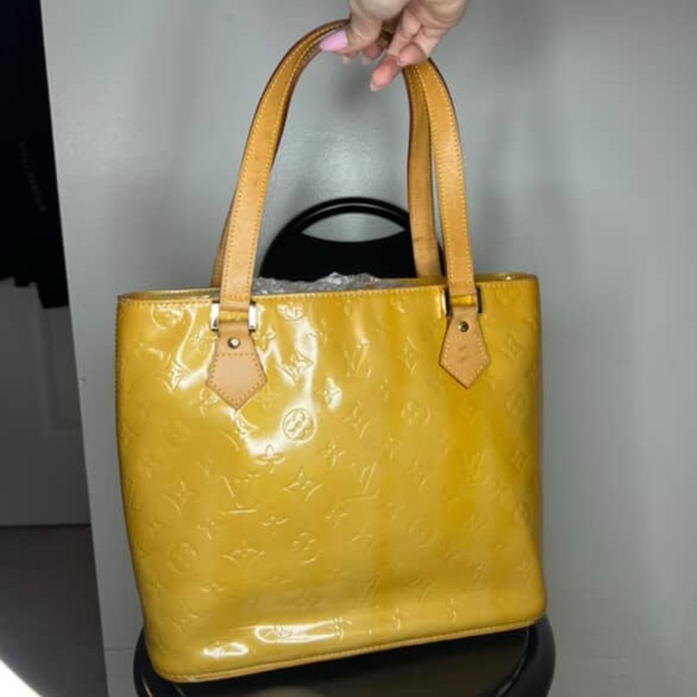 Vintage Rare Louis Vuitton Vernis Reade PM Tote Bag – Yellow Patent Leather